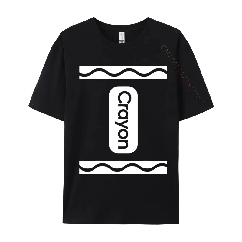 Roztomilý Crayon Halloween Costume Group Team Tops Tops Tops Tops Combed Cotton Men Men Tshirt Camisa Mikiny 2024 móda