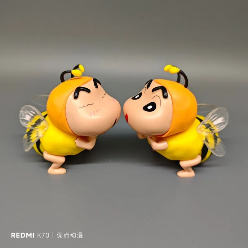 Roztomilý Crayon Shin-Chan Doll Series Cos anime periférne obmedzené zbierka sviatok darček kreatívny stolný ornament