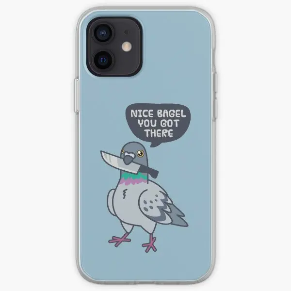 Roztomilý holub s nožom iPhone Tvrdé puzdro CA telefón prispôsobiteľné pre iPhone 6 6s 7 8 plus 11 12 13 14 Pro Max Mini xs xr max