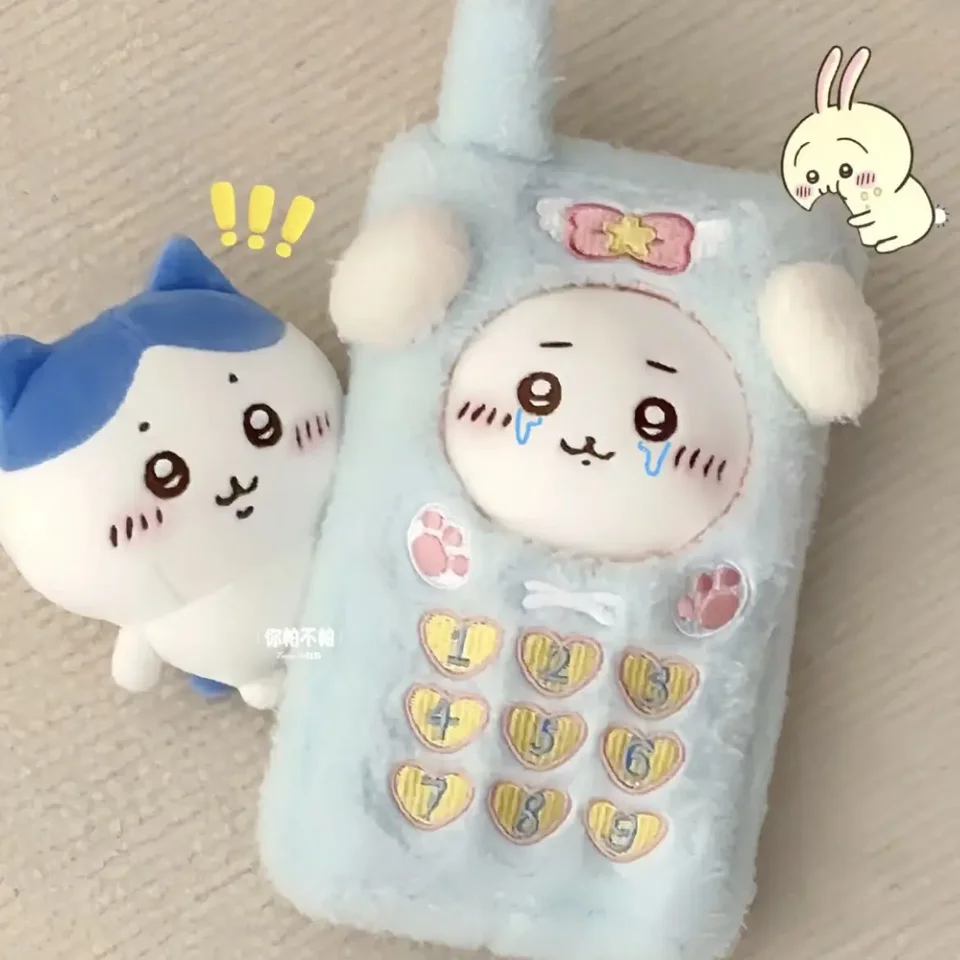 Roztomilý karikatúra 10cm mobilné detské oblečenie Chiikawa usagi hachiware lietajúce veveričky malé bábiky obliekanie hračiek darček