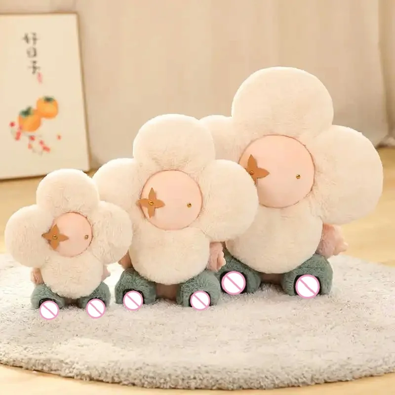 Roztomilý karikatúra dekorácie rastlín vankúš vankúš Slnko figuríny nočné dekorácie kawaii slnečné kvetinové plyšové plyšové hračky ako darček k narodeninám