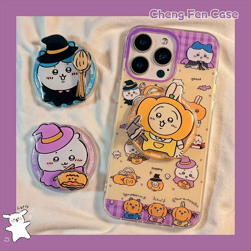 Roztomilý karikatúra Halloween Chiikawa Magsafe bezdrôtový nabíjací telefón pre iPhone 13 14 15 16Pro max