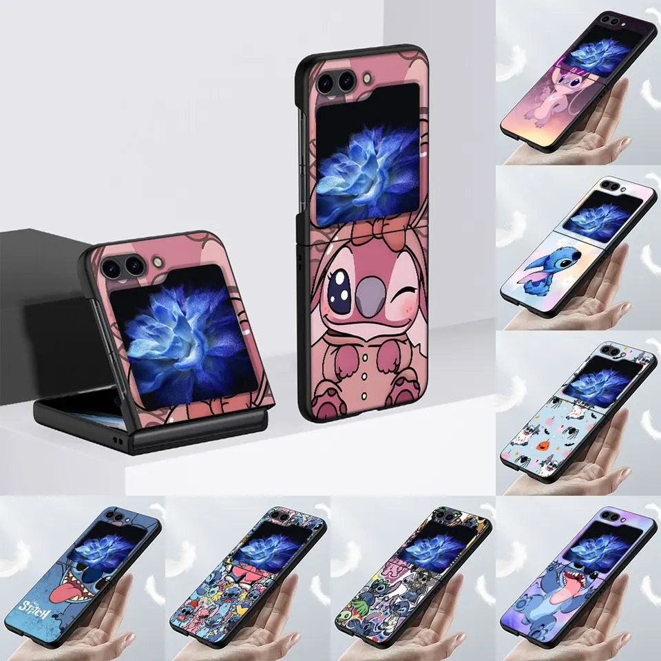 Roztomilý karikatúra Stitch Funda pre Samsung Galaxy Z flip5 flip6 kryt puzdra z flip 6 5 zflip5 flip6 flip6 flip6 flip6 flip6 flip6 flip6 flip6 flip6 flip6 flip6 flip6 phel