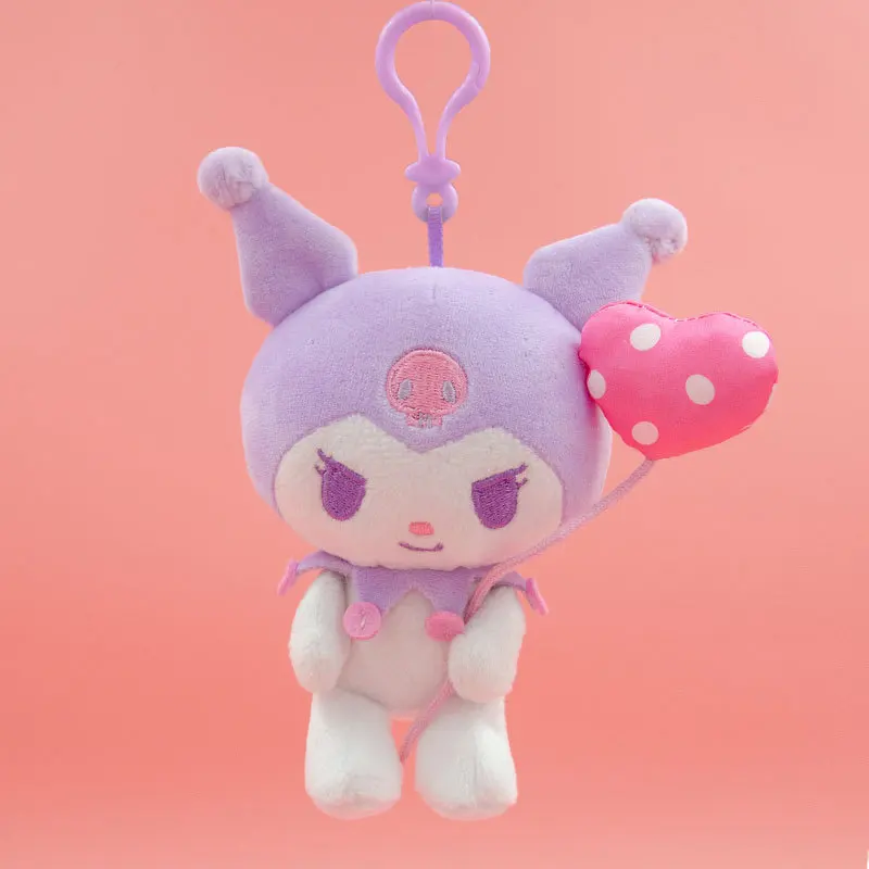Roztomilý Kuromi Pochacco Doll Doll Hangyodon Key Chain Girl Karika
