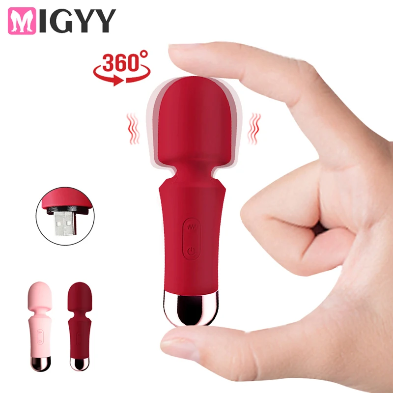 Roztomilý mini vibrátor Vibrator G-Spot prútiky Kúzelné prúdy Masáž Vibrácie Prenosný klitoris stimulátor Vibrátory sexuálne hračky pre ženy dospelých