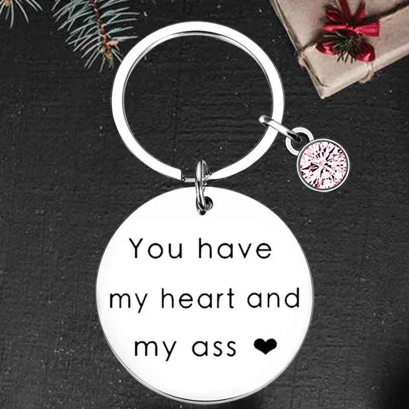 Roztomilý, máš moje srdce Keychain prívesok priateľ Girlfirend Key Crains výročie k narodeninám Valentines Day Gift