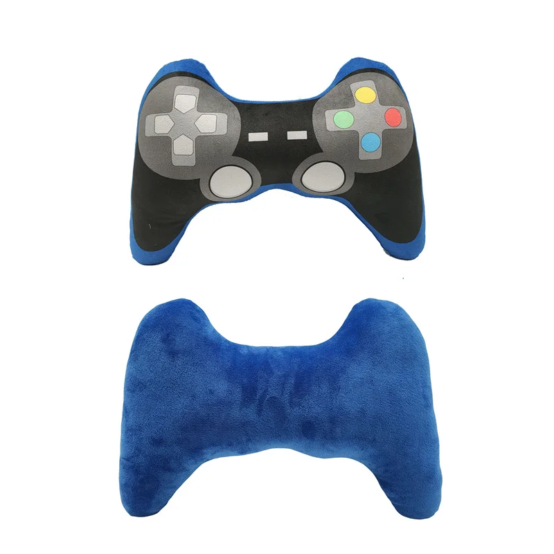 Roztomilý mäkký PS4 Gamepad Plys Hray pre deti miestnosť Sofa Birthday Darge Prázdniny Domov Ozdoby pre chlapca a dievčatá vankúš