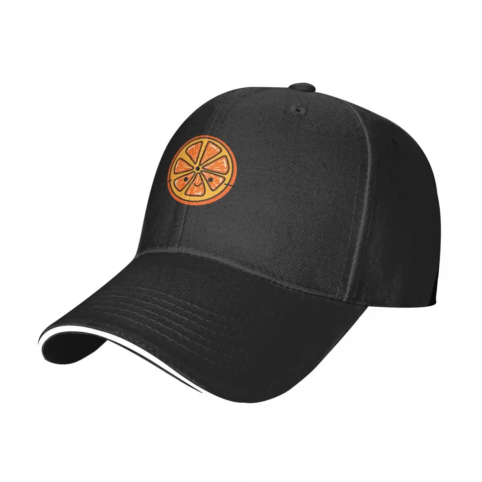 Roztomilý oranžový baseball čiapka Derby Hat Trucker Cap female Men's