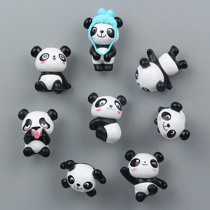 Roztomilý panda chladnička Magnet post