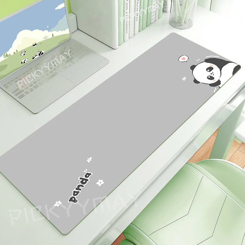 Roztomilý podložka myši panda veľký hráč Mousepad Keyboard Mat XXXL Mouse Rats Rubber Desk Pad Kawaii Desk Desk Stolové koberec 900x400 mm