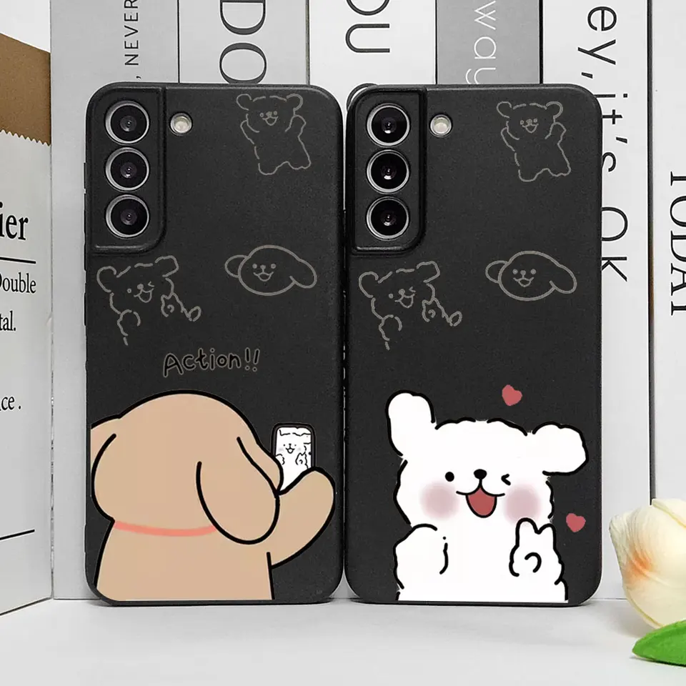 Roztomilý psí psí psí puzdro pre puzdro pre Oppo Realme C53 C55 C33 C20Y 7 8 9i 10 proplus 5G Soft Silicon Cover Cover Art Fundas Fundas