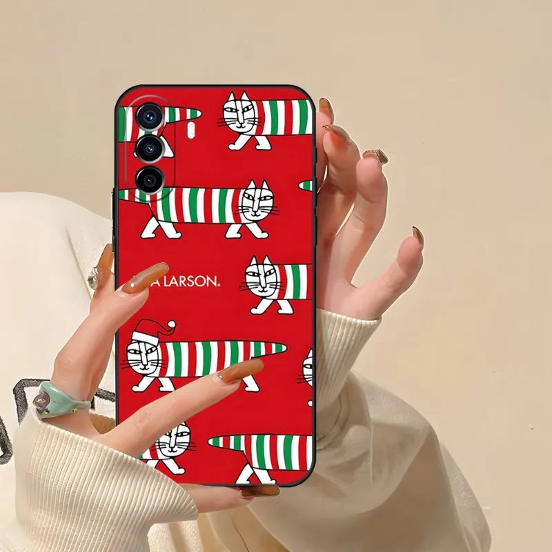 Roztomilý puzdro na telefón Lisa Larson pre Redmi 8 10 POCO X3 9 x3NFC 12 9T x3 9A 10 Pro Poznámka 12 11 x5 Pro 8 Plus 11 S Case