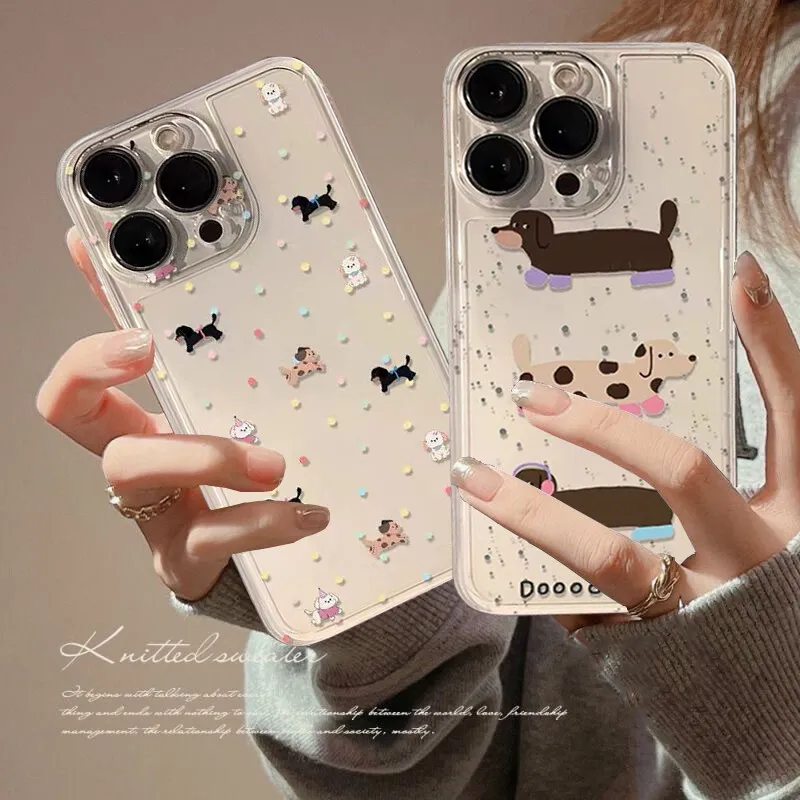 Roztomilý puzdro pre psie selholníka pre Samsung Galaxy S24 S20 S21 S22 S23 Plus S25 Ultra S20 S21 S23 Fe A55 A35 A15 A25 A34 A54 A54 A06
