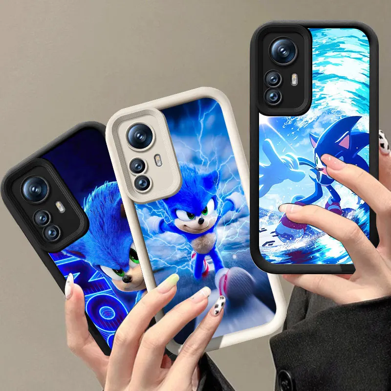 Roztomilý S-SONICS H-HEGEHOG Sky Eye Eye STAIRS Soft Silikone Pase pre Redmi Note 10 11S 12 13 Pro Plus 4G 11T 5G 9S 10S 12s