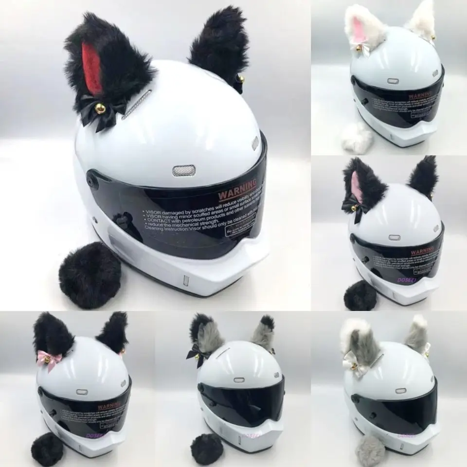 Roztomilý samonosný motocykel dekor prilby Cosplay Osobnosť