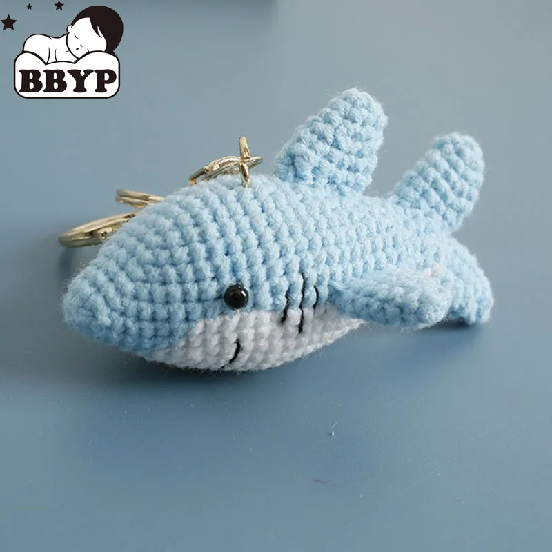 Roztomilý šarm na šarm Kľúčenky karikatúry Mini ručne pletené autá Keyring Krásny batoh kabelky prívesok párový držiteľ