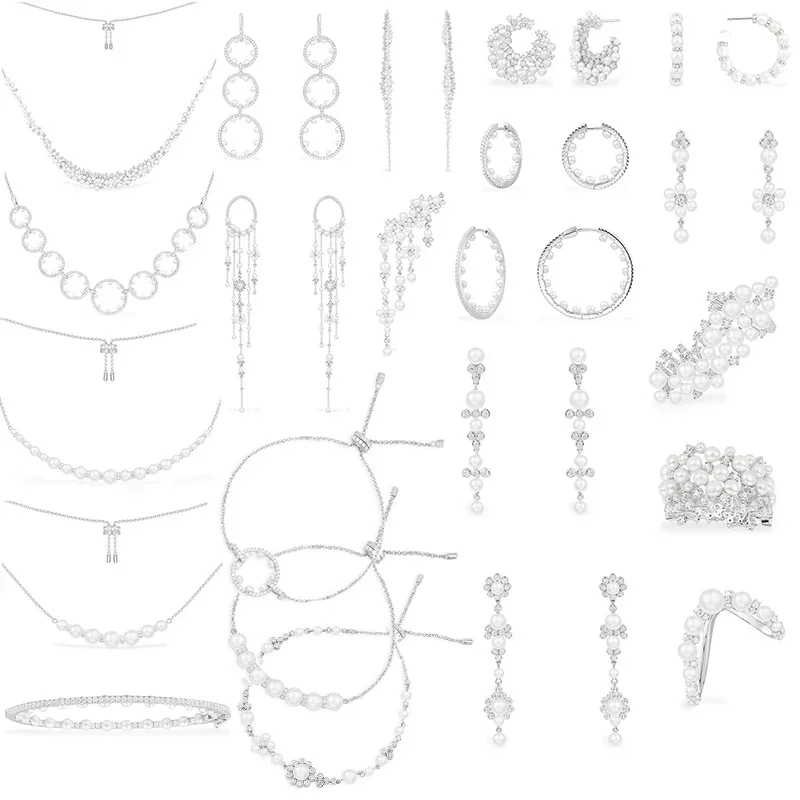 RP vysoká kvalita 925 Sterling Silver November 2021 Nová hviezda perlové náušnice Móda vynikajúce šperky
