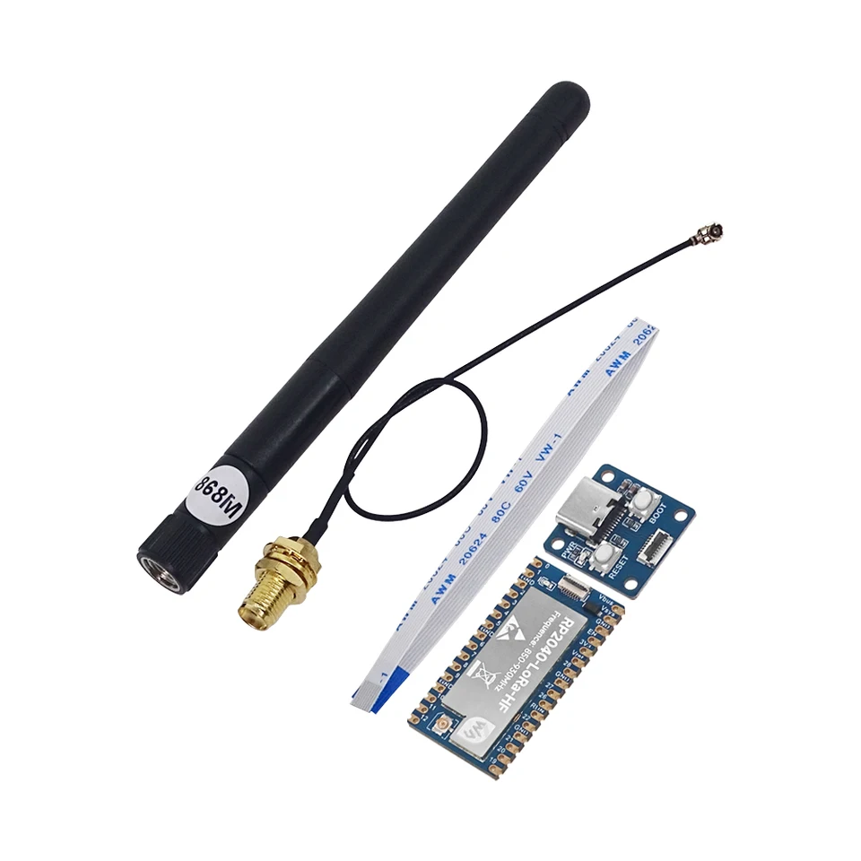 RP2040 LORA Development Board SX1262 RF ChIP Komunikačný modul s anténou s anténou s anténou