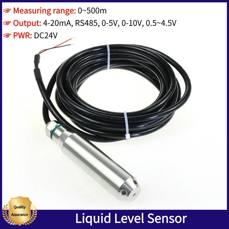 RS485 Výstupná integrálna úroveň vysielača 1 m 2m 3 m 4 m rozmedzie 5 m tekutý olejový voda Senzor sondy pre čerpadlo