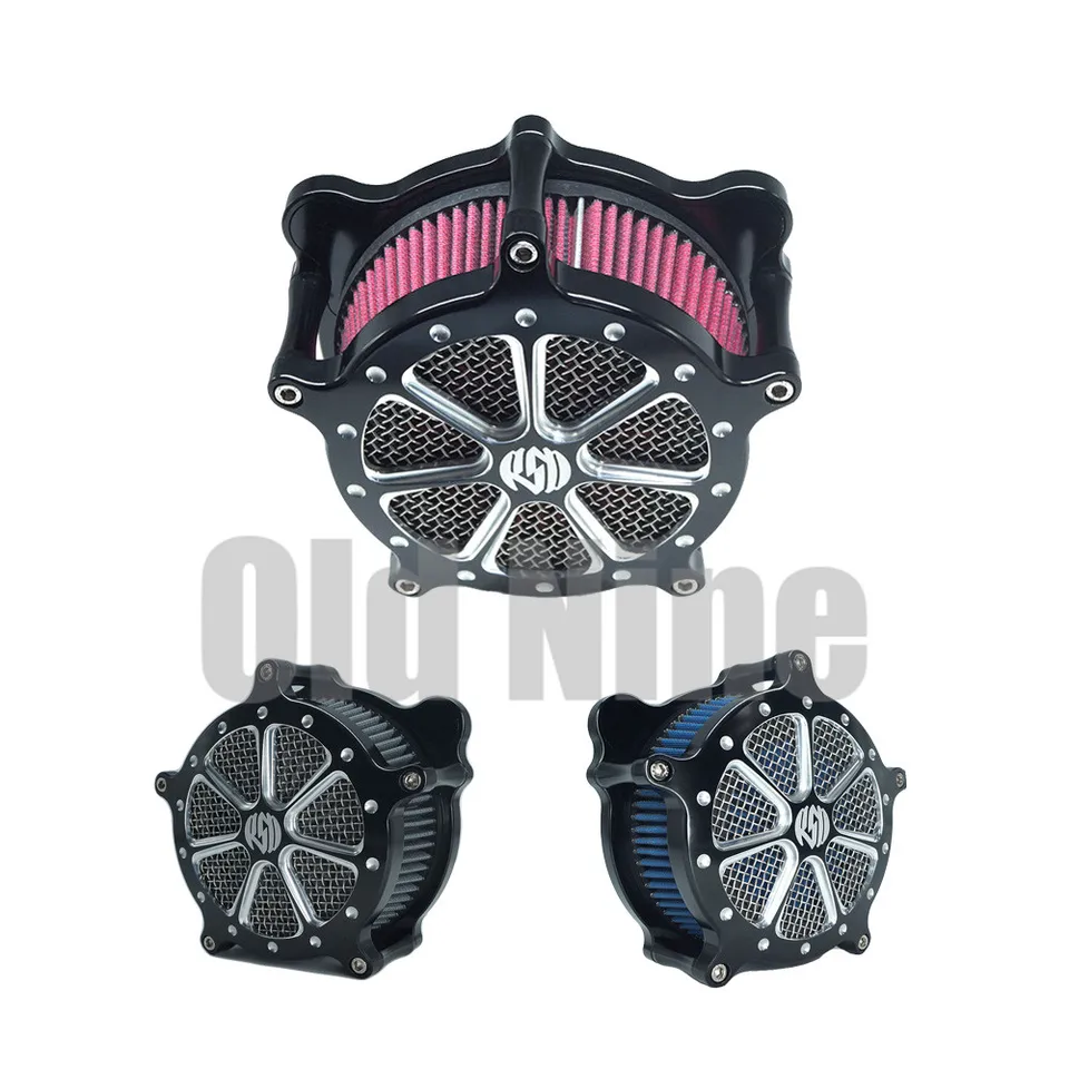 RSD motocyklové vzduchové filtre čistiaceho filtra CNC remeslá pre Harley Touring Street Glide Road King Sportster 883 1200 Softtail Dyna
