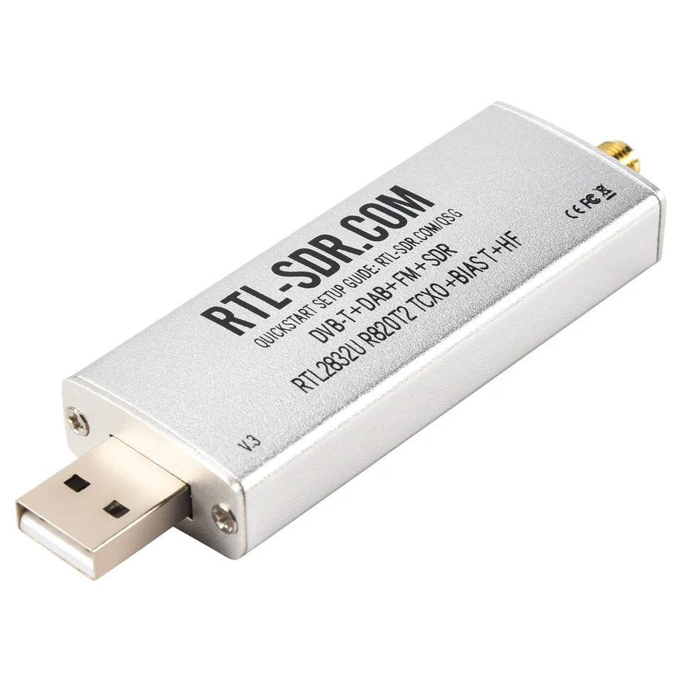 RTL SDR V3 R820T2 RTL2832U 1PPM TCXO SMA RTLSDR Softvér definovaný rádiový komunikačný systém