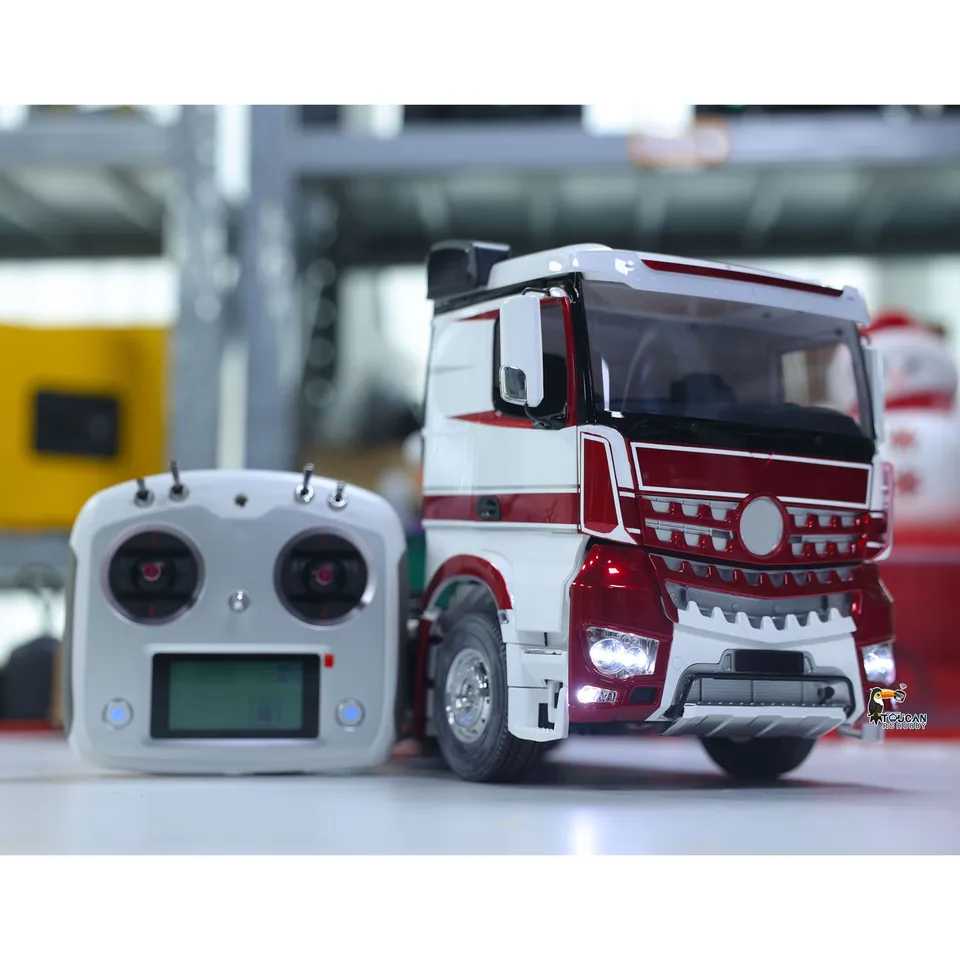 RTR 1/14 RC Tractor Truck 6x4 Diaľkové ovládacie vozidlo 3363 Otvorené dvere Dvere Light Zvuk maľované hračky Toucan RC Hobby THZH1645