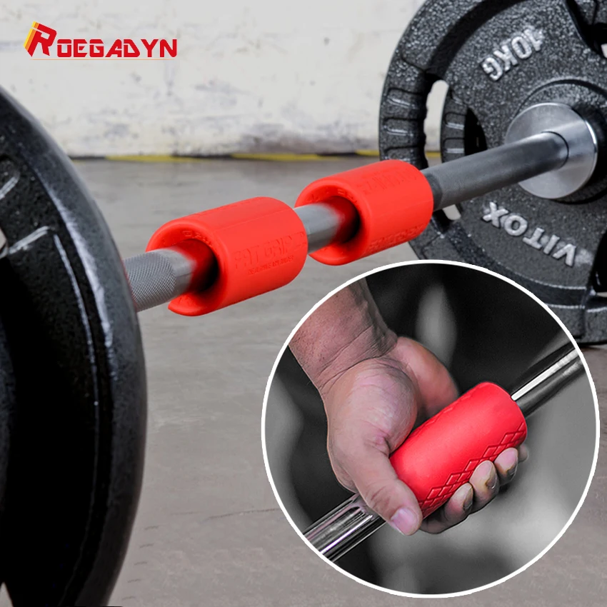 Rukoväte Roegadyn-non-Slip pre činku, činkovú podložku, výcvik na vzpieraní, silikónovú rukoväť, ochranu dlane, 1 pár