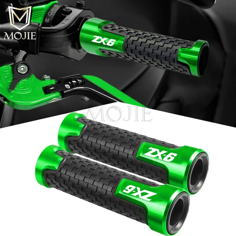 Rukoväť rukoväte na motocykli Gumové rukoväte rukoväte pre rukoväte pre Kawasaki ZX-6 ZX6R ZX6RR Ninja ZX-6R ZX-6RR ZX 6 R 2000-2025 2024