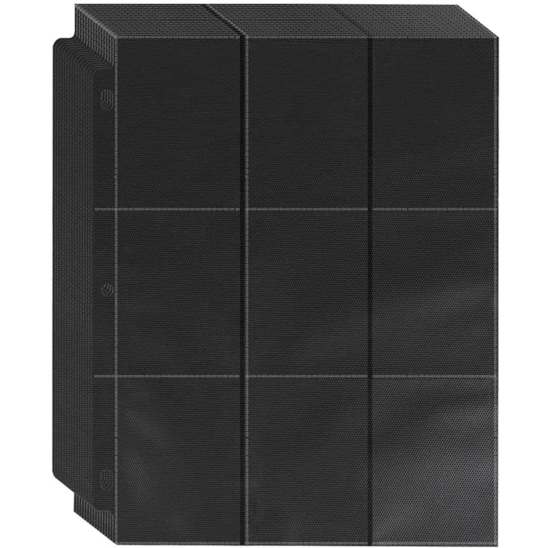 Rukávy Binder Binder Card Binder Binder Rukávmi pre 3 pruhy na 3 prúžkové karty Ochranca karty vreckej