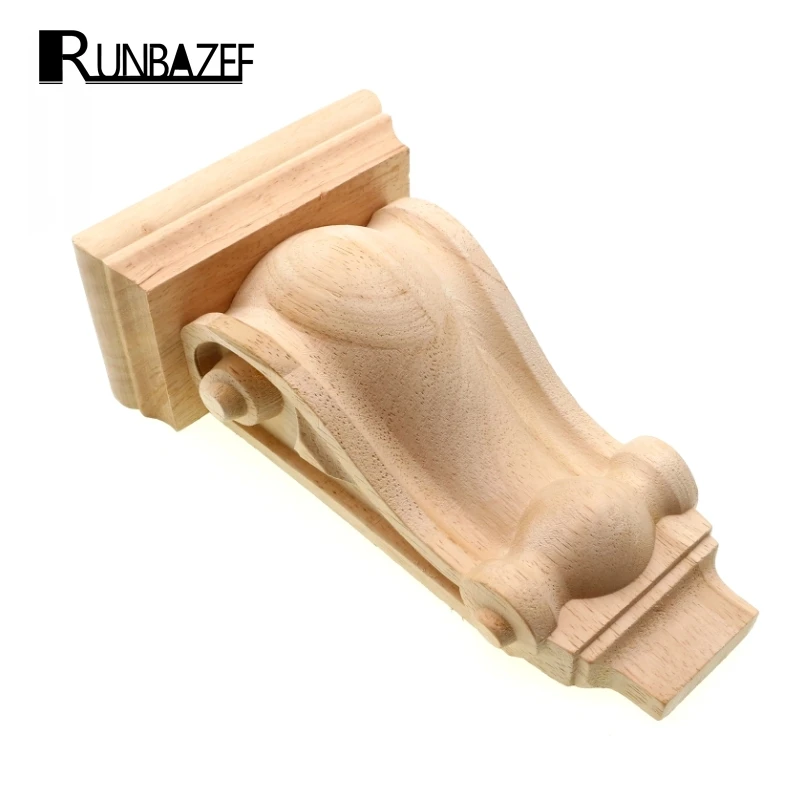 Runbazef Drevená rezbárska dekoratívna drevárska kvetina stigma corbel pass davr