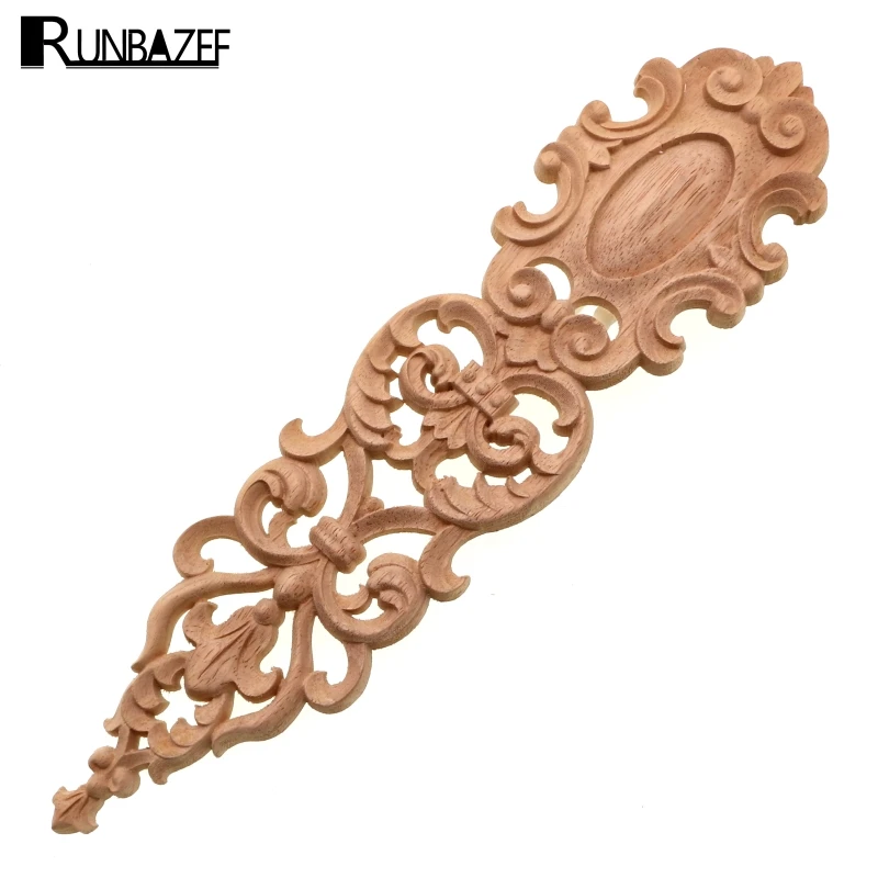 Runbazef vynikajúci nábytok dekoratívne rezbárske príslušenstvo kvetina dlhé použitie masívne drevo laminát retro retro figurína v tvare srdca
