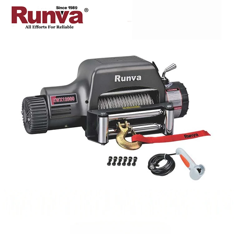 Runva Factory Cena 12000 libier navijak 4x4 12V Čína Výrobca predaj CE Construed Electric Winch-Hoist