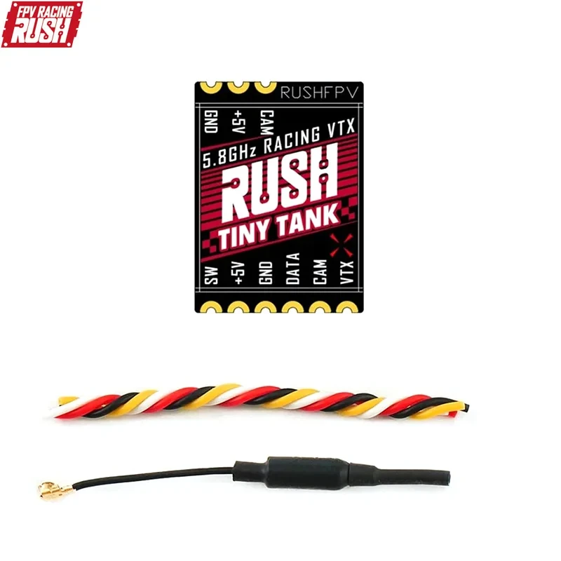 Rush Tiny Tank Nano VTX 48CH 350MW vysielač 5V Vstupné s expanznou doskou LED FPV prenosný pretekársky špáradlo FPV