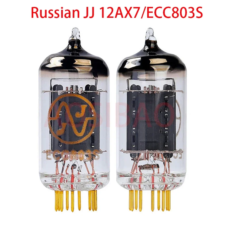 Ruská JJ 12AX7 ECC83S ECC803S Vákuová trubica Presnosť Zodpovedajúci ventil nahradiť 12AX7 ECC83 6N4 Elektronická trubica pre zosilňovač