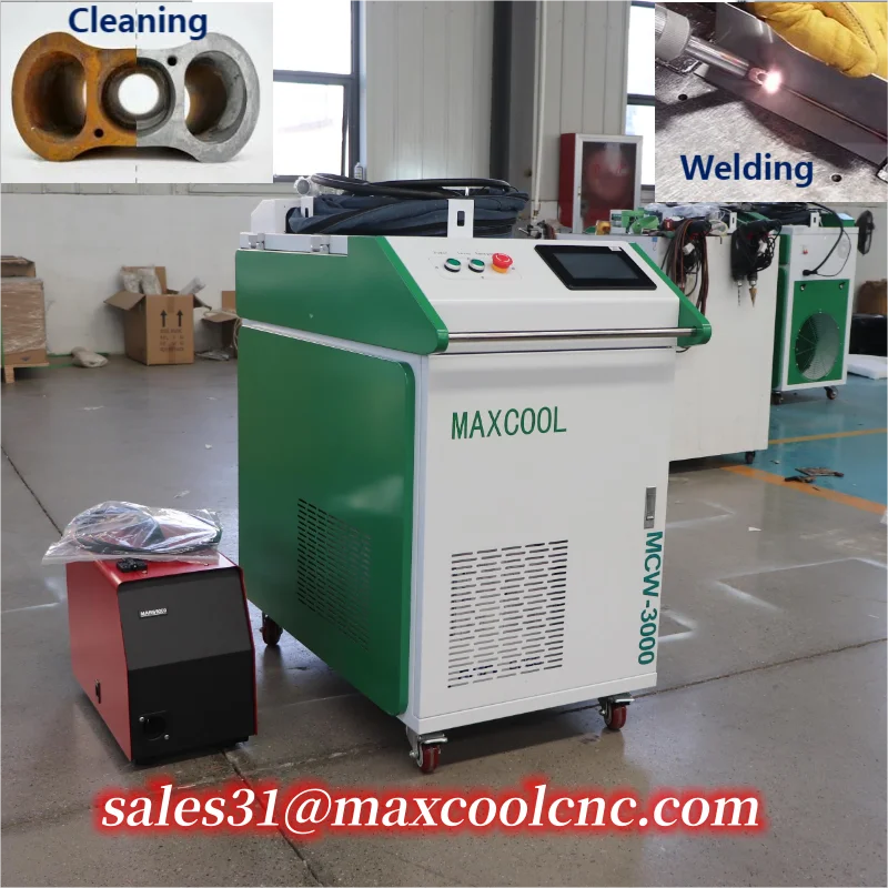 Rust Rovers MCW-1500 Continuous Lazer 3-v-1 stroj chladený vodomerový olejový odstraňovač oleja Derust laser kovový zvárač 1500 W 2000W