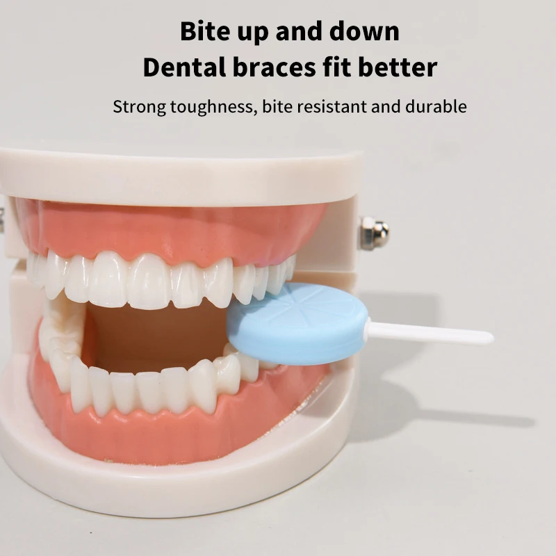 Ručne držaný zarovnaný Chewies Dental Usiler Detoder Seort s pohodlným ortodontickým žuvaním pre materiál na kremíkový kremík