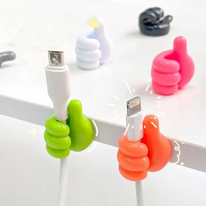 Ručne v tvare gumové držiak okuliare Kábel Kábel napájací kábel nabíjanie čiara Self Adhesive Mini Hook Car Storag Organizátor gadget dekorácie