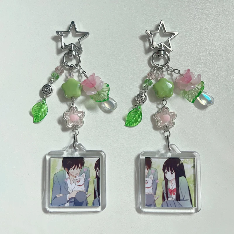 Ručne vyrábané Sawako a Shota Phone Charm Y2K Keychain 1ks