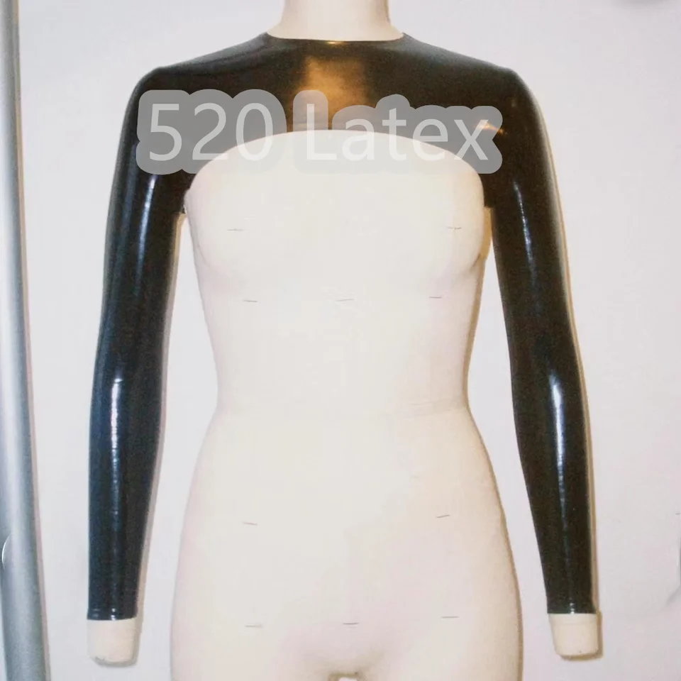 Ručne vyrábaný čierny latex muži top latex gumov