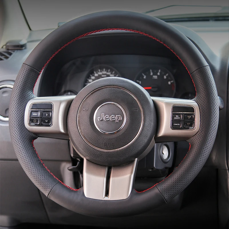 Ručne šité pravé kožené auto na volant