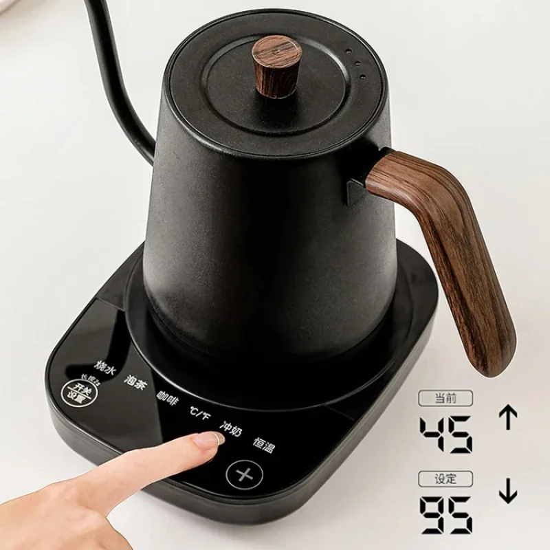 Ručná kávová hrniec Smart Teapot Teplota regulačný hrniec 1000W rýchle vykurovanie kanvica 110V/220V husícka elektrická kanvica 800 ml