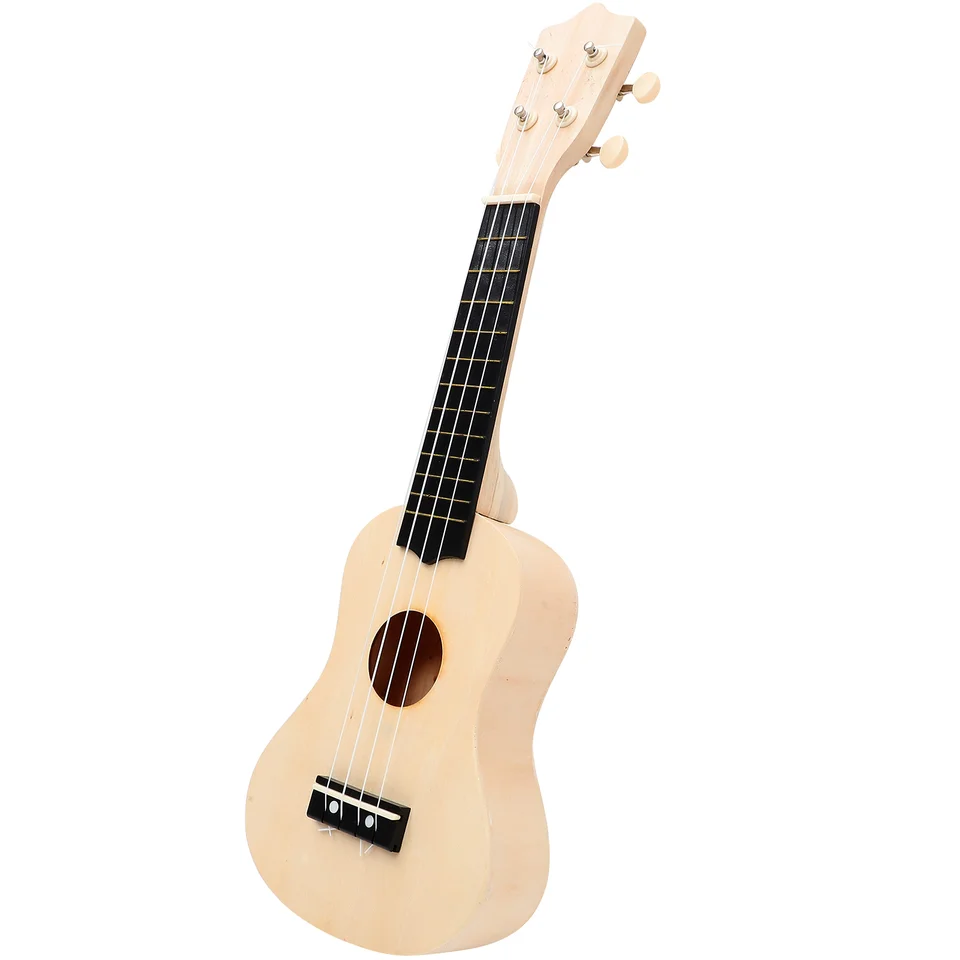 Ručná maľba gitarovej súpravy Mini pre domácich majstrov farebné gitary pre dospelých tvorivé zostavenie drevenej ukulele