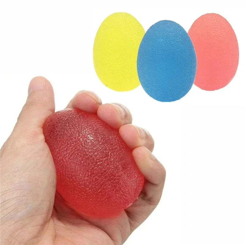 Ručná priľnavosť vajcia Prispôsobte loptičku Tréner telocvičňa Fitness Domov Cvičenie Zariadenie Antistress Handsander Expander Svalserer