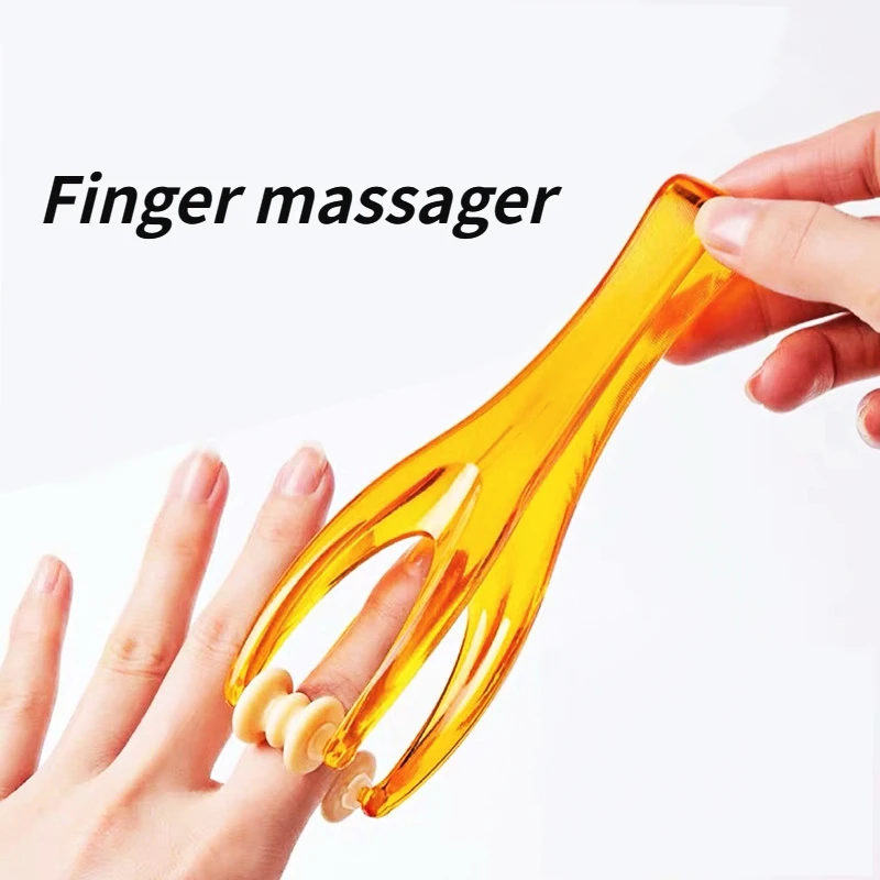 Ručné akupunktúrne body prstom kĺbový kĺb Massager valčeky vreckovú masážovú relaxačnú krvnú krv Krv Cirkulácia Zdravotná starostlivosť Masáž