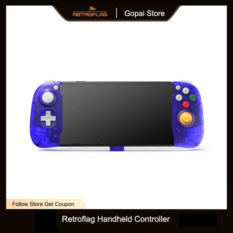 Ručné ovládač Rufly Handheld Gamepad s halovým senzorom Joystick pre Nintendo Switch OLED NS Console Game Rucksory Accessories