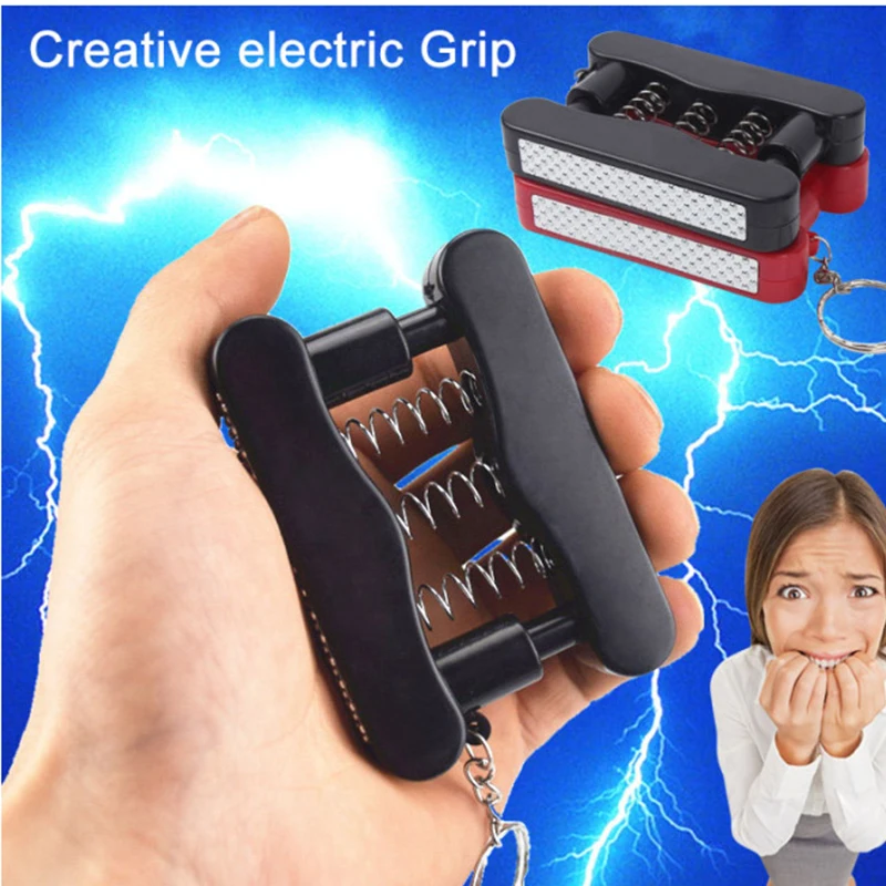 Ručné rukoväte šok Grip Electric Shock Toy Funny April Fools Day Darčeky žarty hračky vtip