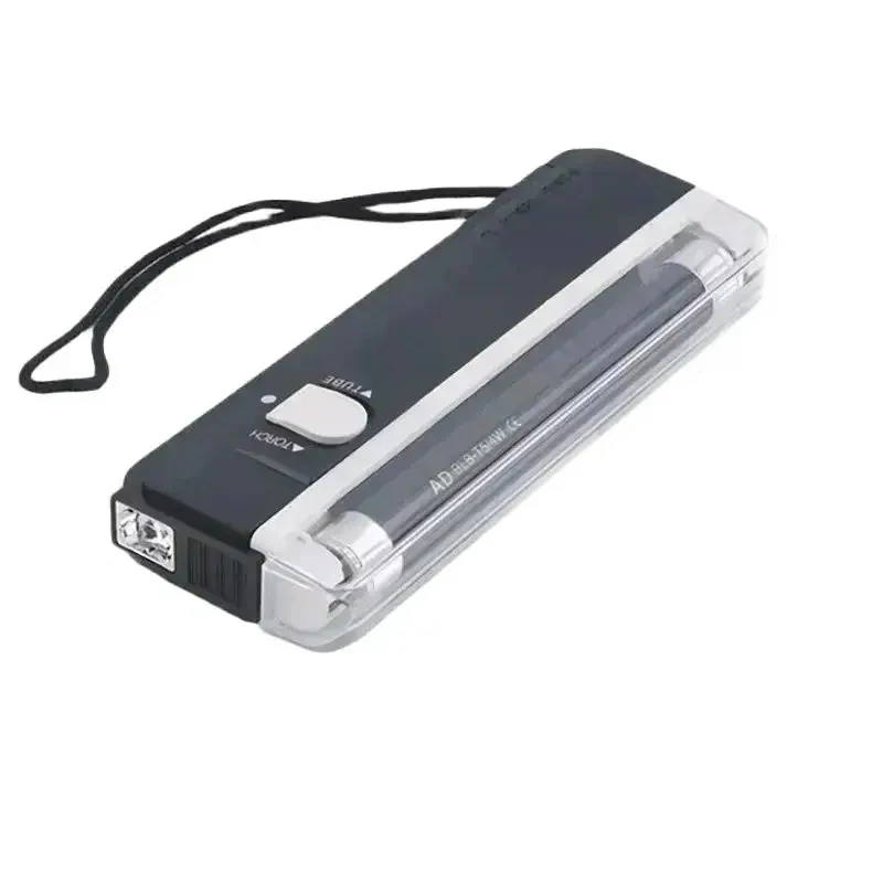 Ručné UV UV svetlo Torch s LED baterkou, prenosné detektory detektora peňazí detekcia Bill Peniaze Faltede detektor meny