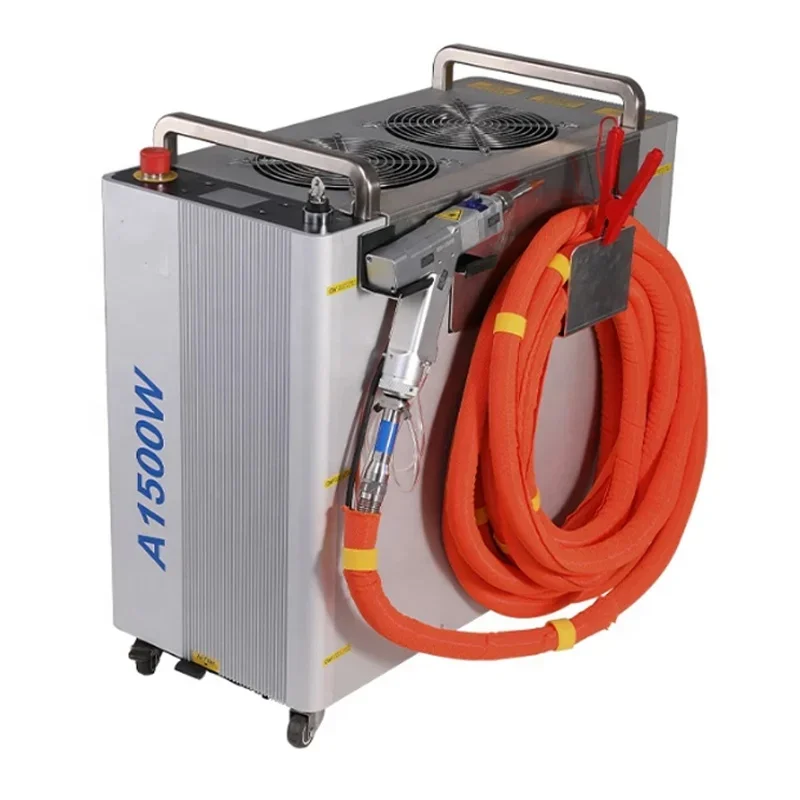 Ručné vlákno laserové zváracie zariadenie 1KW 1,5 kW 2KW laserový zvárač Cutter Cleaner pre kovový Soldador laser Lazer Kaynak Makinesi