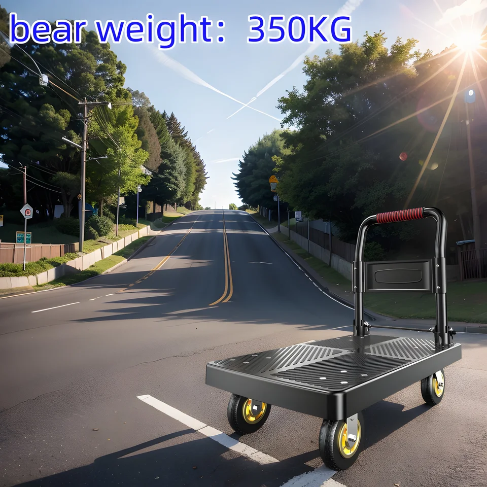 Ručné vozíky Trolleys Malé manipulácie s košík Univerzálne koleso Multifunkčná ručná logistika Veľkoobchod