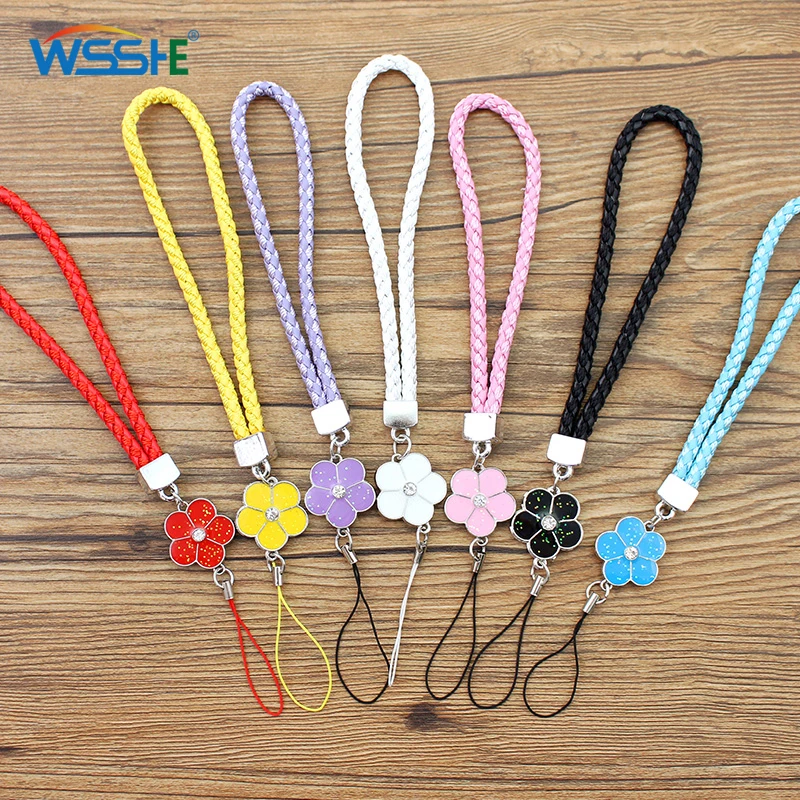 Ručné zápästie na šnúrku reťazec reťazca pre telefón iPhone 7 8 x 6 USB Flash Drive KeyS Keychains